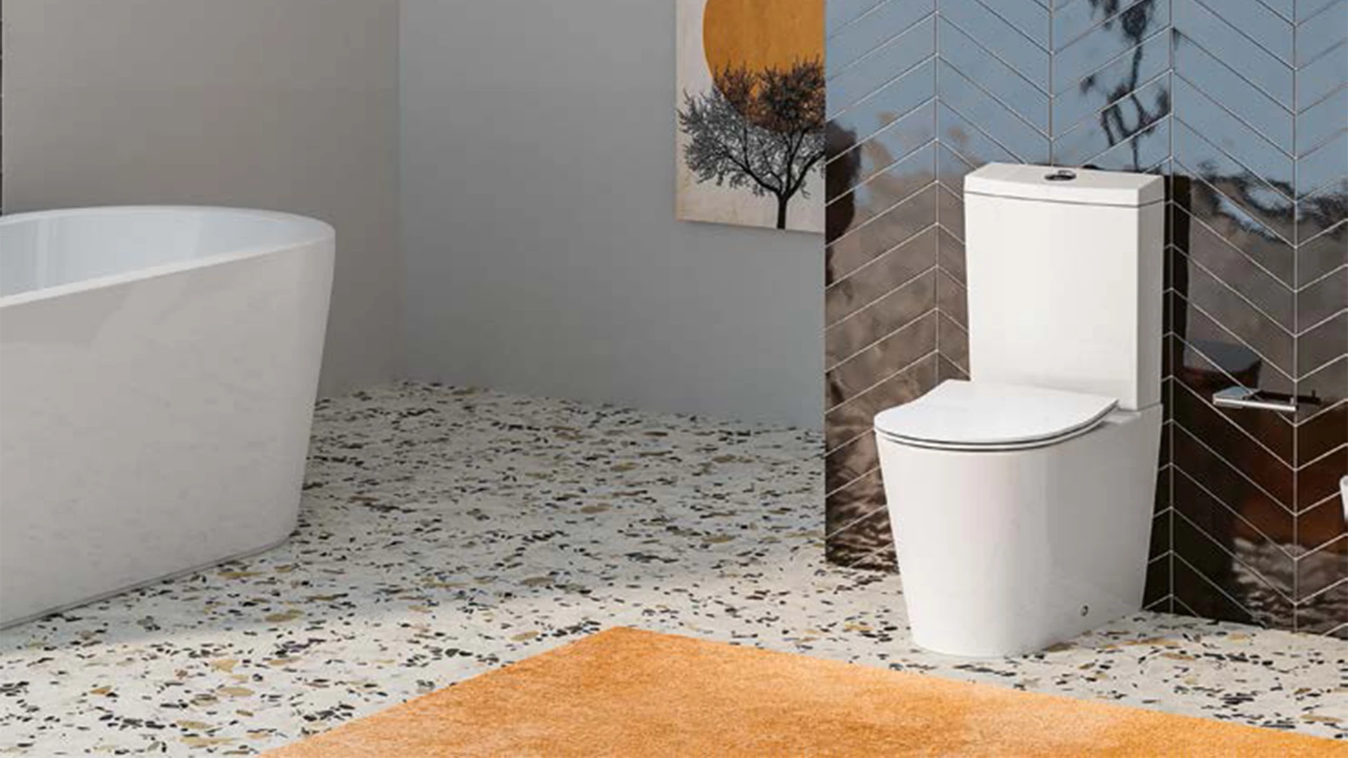 WC Sanindusa WC moderne posé sur sol Sanindusa