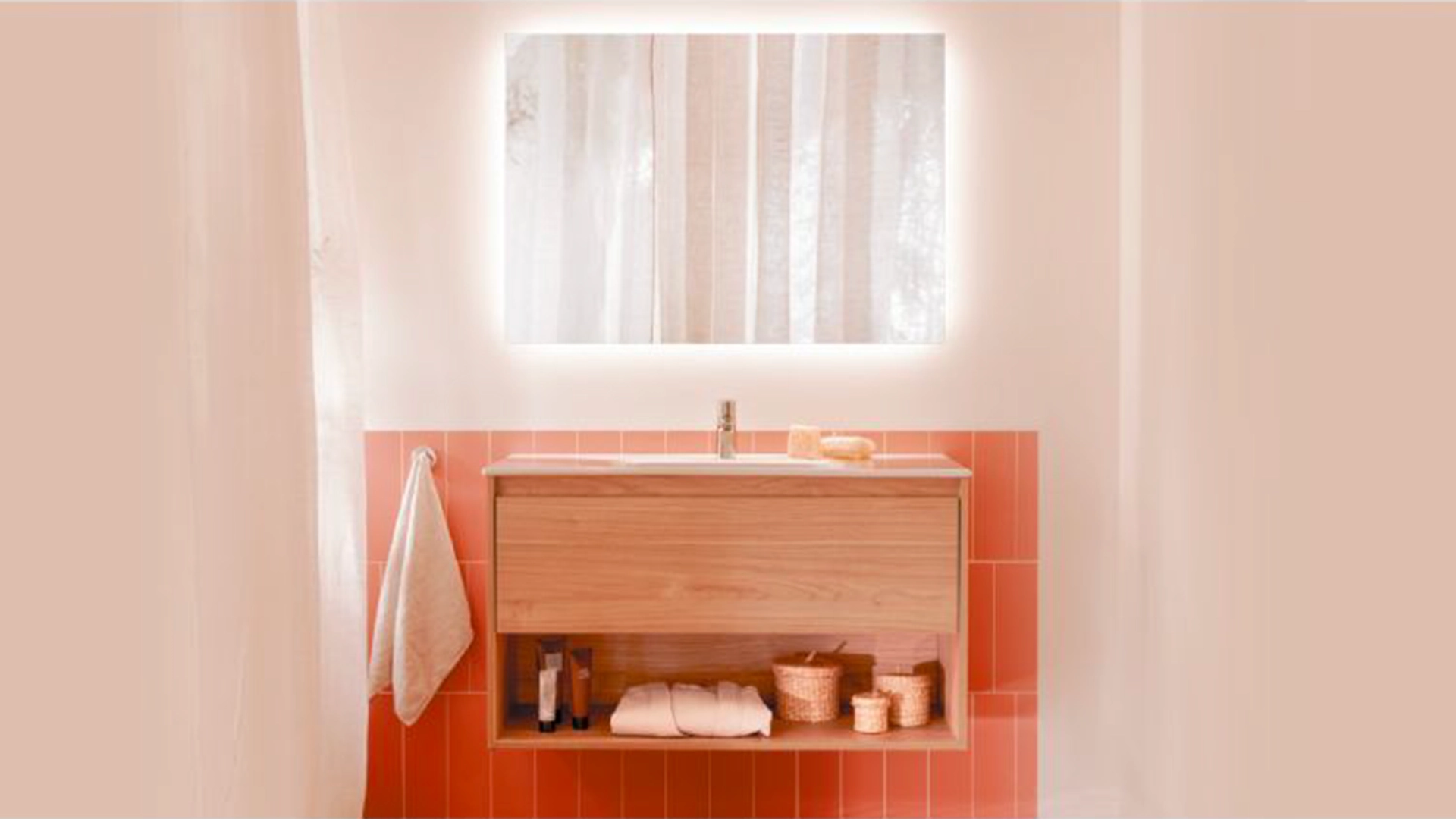 Meuble en bois de chêne suspendus Roca