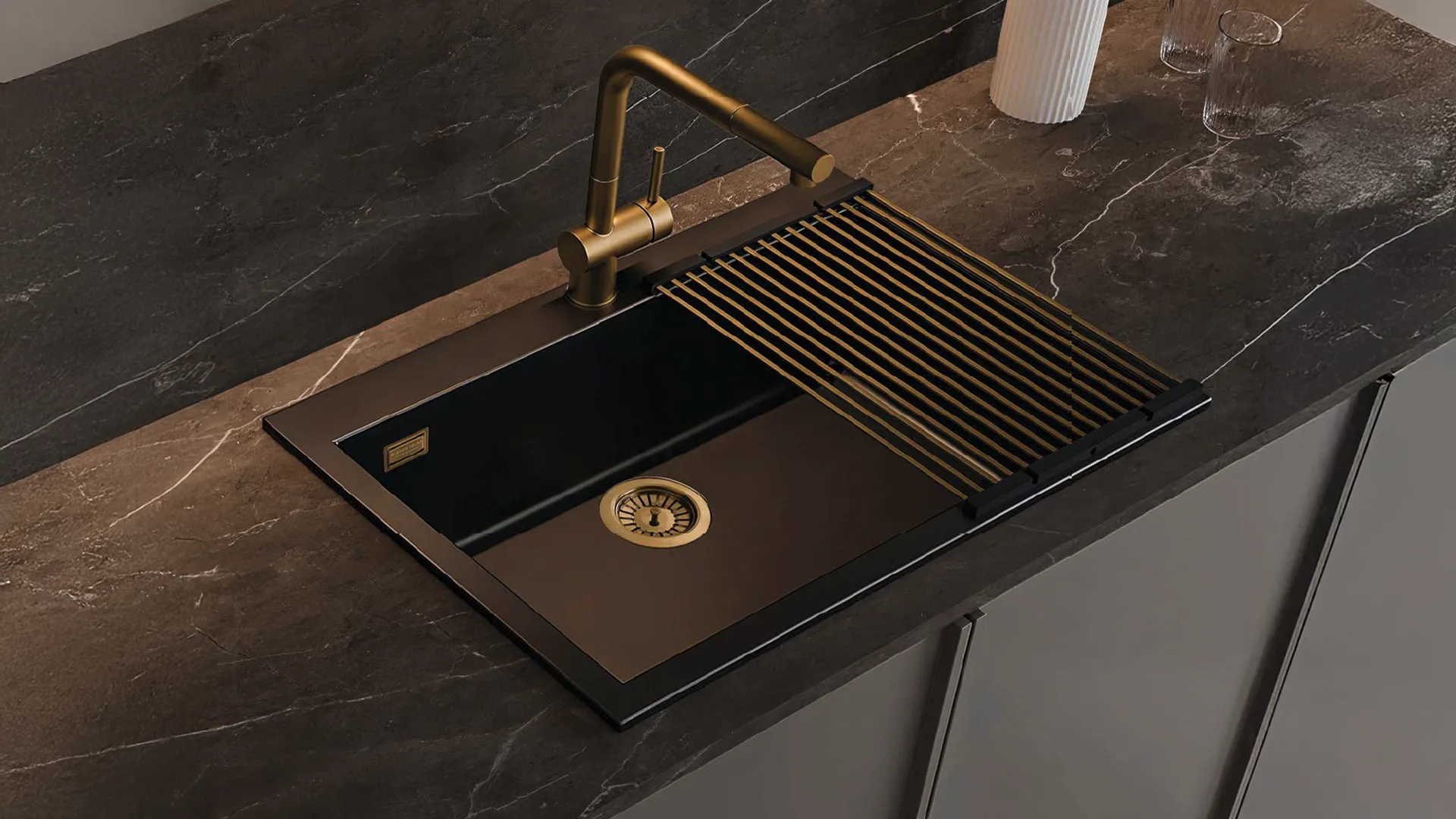 Éviers en or Telma - Concept Habitat