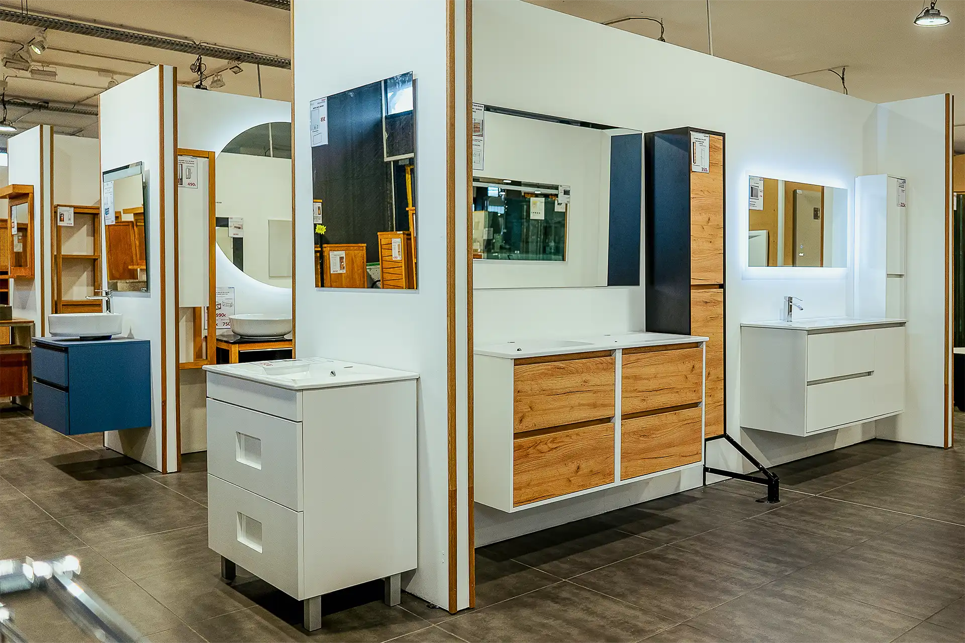 Meuble pour salle de bain en chêne - Concept Habitat