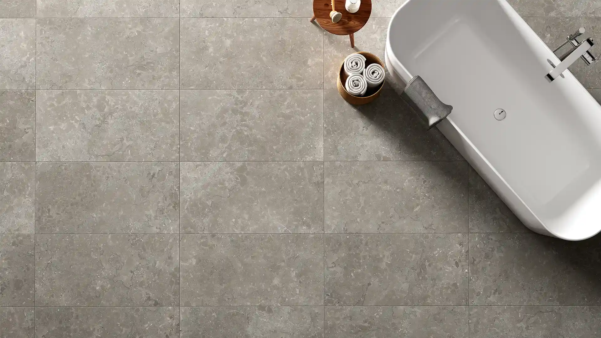 Carrelage intérieur - Salle de bains noir